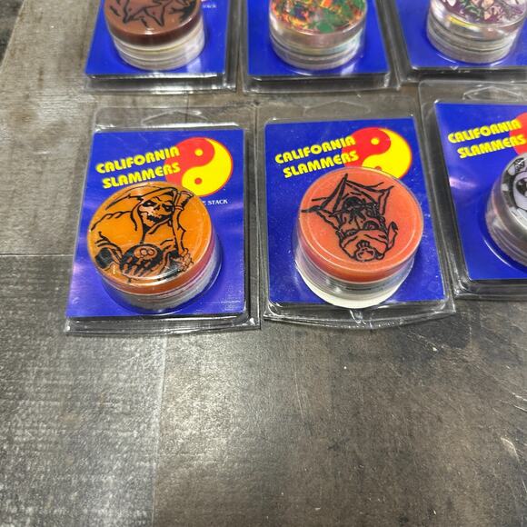 Vintage Pogs MilkCap Game California Slammers Lot Sealed - Picture 4 of 7